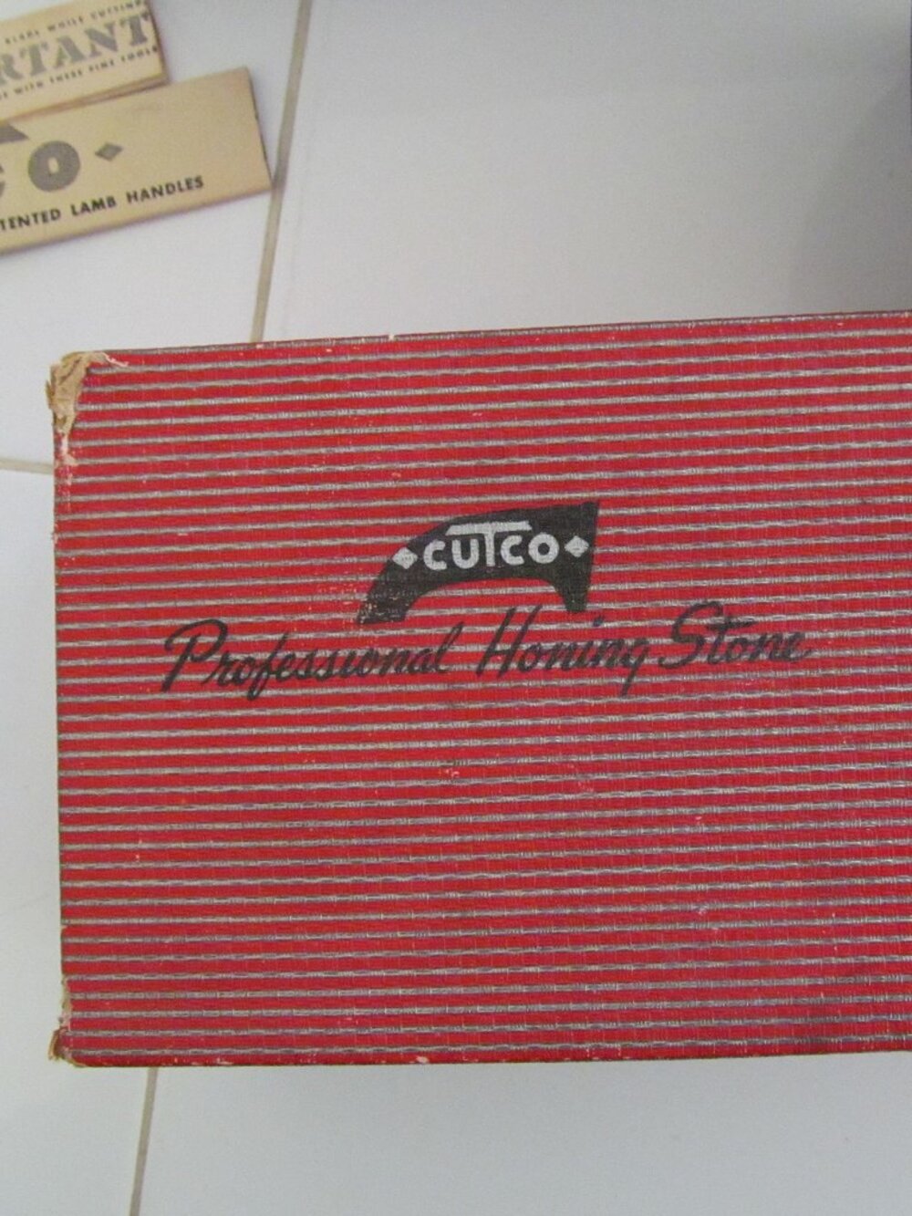 Cutco Professional Honing Stone Knife Sharpener Vintage - Picture 4 of 6
